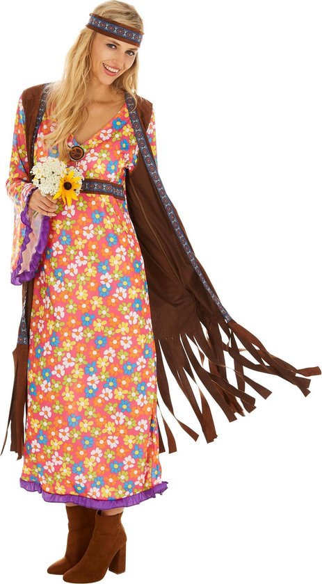 dressforfun - Vrouwenkostuum Mrs. Peacemaker XXL - verkleedkleding kostuum halloween verkleden feestkleding carnavalskleding carnaval feestkledij partykleding - 300936