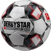 Derbystar Voetbal - wit/zwart/rood