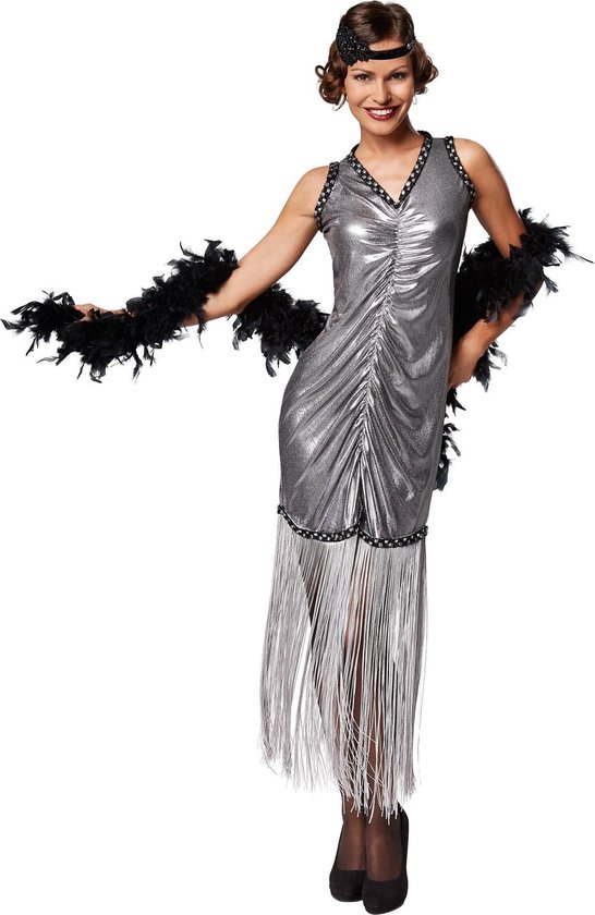 dressforfun - Vrouwenkostuum Broadway XL - verkleedkleding kostuum halloween verkleden feestkleding carnavalskleding carnaval feestkledij partykleding - 301598