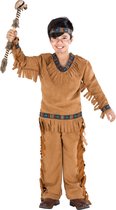 dressforfun - jongenskostuum indiaan eenzame wolf 140 (10-12y) - verkleedkleding kostuum halloween verkleden feestkleding carnavalskleding carnaval feestkledij partykleding - 300589