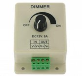 LED Dimmer met draaiknop 12-24 / 8 ampère