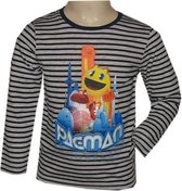 Pac man longsleeve T-shirt Maat: 116 cm