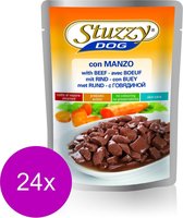 Stuzzy Pouch adult met rund - 24 stuks à 100 gram