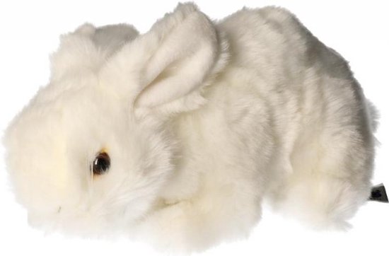 Absurd Afdaling onaangenaam Pluche konijn wit 20 cm - knuffeldier / knuffels | bol.com
