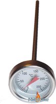 Broilfire RVS Graden Vlees thermometer lange pin 14 cm