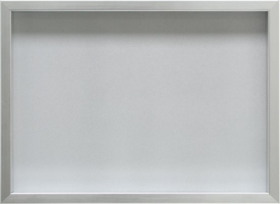 Deknudt Frames fotolijst voor canvas S40TD3 - zilverkleur - 20x20 cm