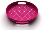 Zak!Designs New Gallery Anti-slip Dienblad - Ø 33 cm - Raspberry