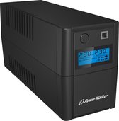 PowerWalker VI 650SE LCD/IEC Line-interactive 0,65 kVA 360 W 4 AC-uitgang(en)