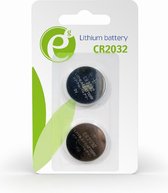 CR2032 knoopcelbatterij, 2 stuks