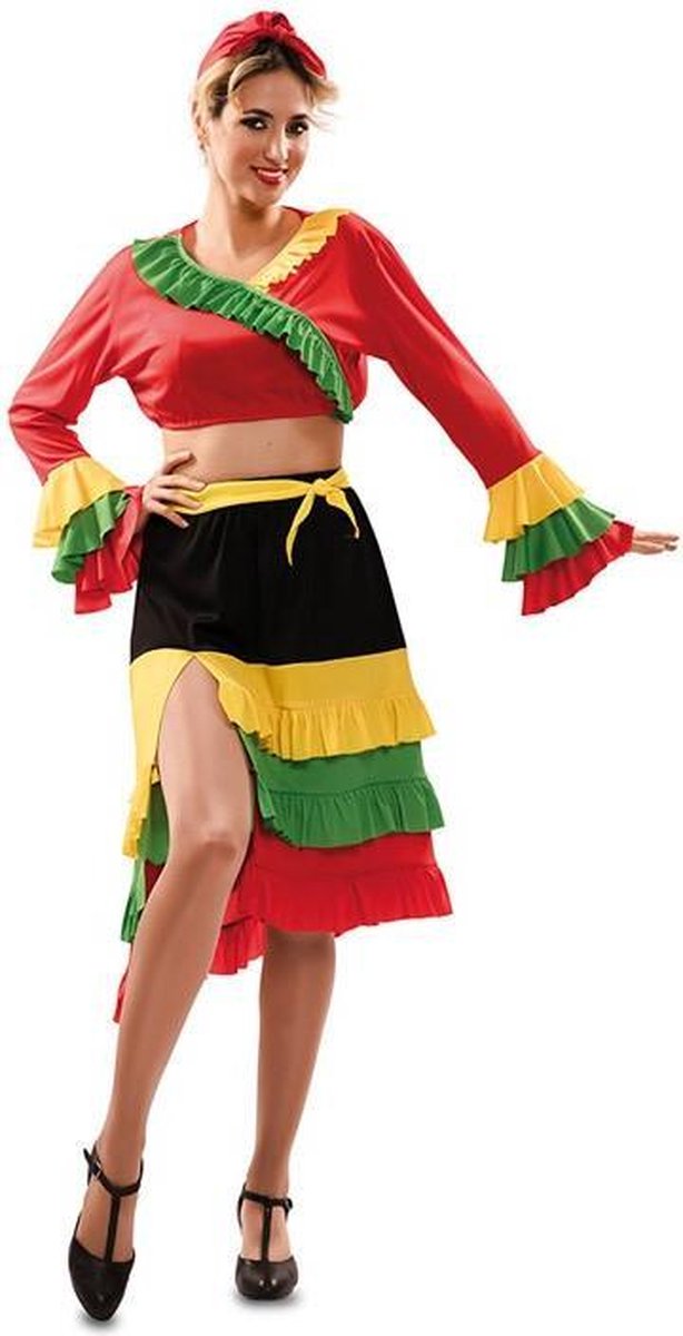 Rumba Danseres Kostuum Vrouw - Maat S