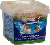 Darwin Vijvervoeding Vlokken Mix - Vijvervoer - 1.2 l