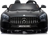 Elektrische Kinderauto Mercedes Benz GT R Zwart 2 Persoons Auto 24V Met Afstandsbediening FULL OPTIONS