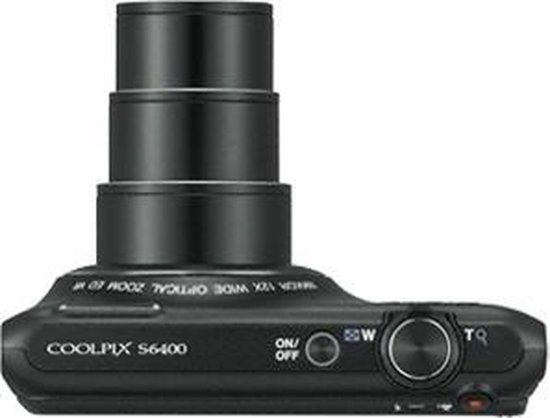 デジタルカメラ Nikon COOLPIX S6400 BLACK Nikon Coolpix S6400 - Compact Camera - Zwart | bol