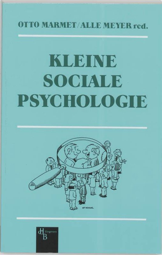 Cover van het boek 'Kleine sociale psychologie / druk 6' van O. Marmet
