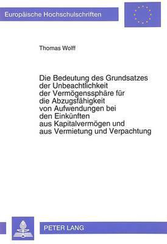 Die Bedeutung Des Grundsatzes Der Unbeachtlichkeit Der Vermo ... - cover