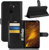 DrPhone Google Pixel 3 XL Flipcover - Bookcase - Luxe booktype PU Lederen Portemonnee Case – Wallet Case met Kickstand – Zwart