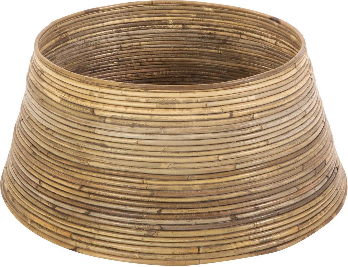 Kerstboommand Rattan 60 cm Grijs