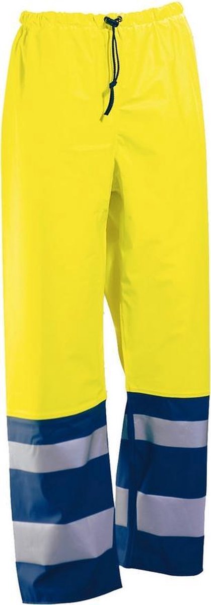 Jobman 2546 Hi-Vis Rain Trousers 65254658 - Geel/Navy - L