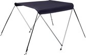 Biminitop DELUXE 2 boog breedte 150-170cm BLAUW