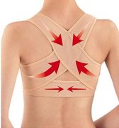 Sangle dorsale pour femme - Renfort arrière - Taille XXL - Beige