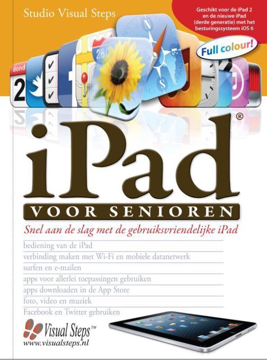 Cover van het boek 'iPad voor senioren' van Studio Visual Steps