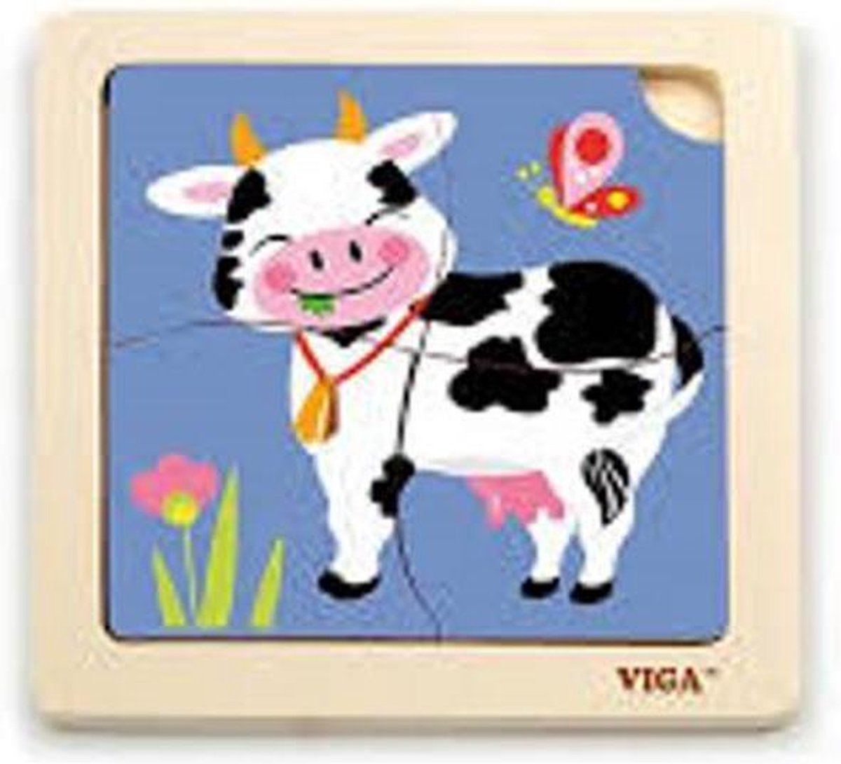 VIGA Handige Houten Fudge Puzzel