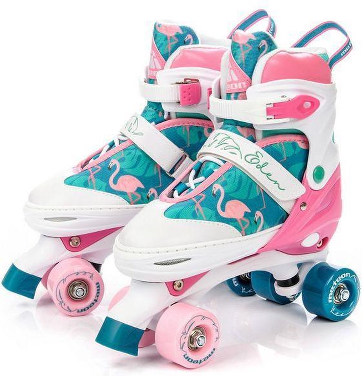 METEOR '3 in 1' INLINE, QUAD & ICESKATES, ROZE/BLAUW