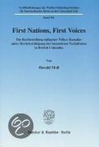 First Nations, First Voices