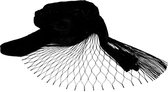 Tuinnet - zwart - 5 x 3 meter - maaswijdte  28mm - Net - Vogelnet