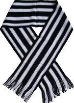 Sjaal - zwart-wit - streep