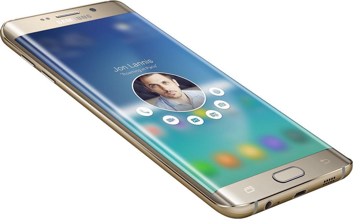 pin vertrekken Piraat Samsung Galaxy S6 Edge Plus - Zwart | bol.com