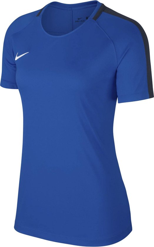Bedenk Raap bladeren op rook Nike Dry Academy 18 Sportshirt Dames - blauw | bol.com