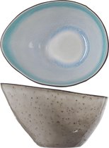 Cosy&Trendy Malibu Kommetje - Ovaal - 15x12x8,5 cm - 6 stuks