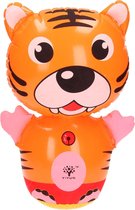 Opblaasbare Tuimeldieren - Tijger, Kikker en Dolfijn | 35cm | 3 stuks
