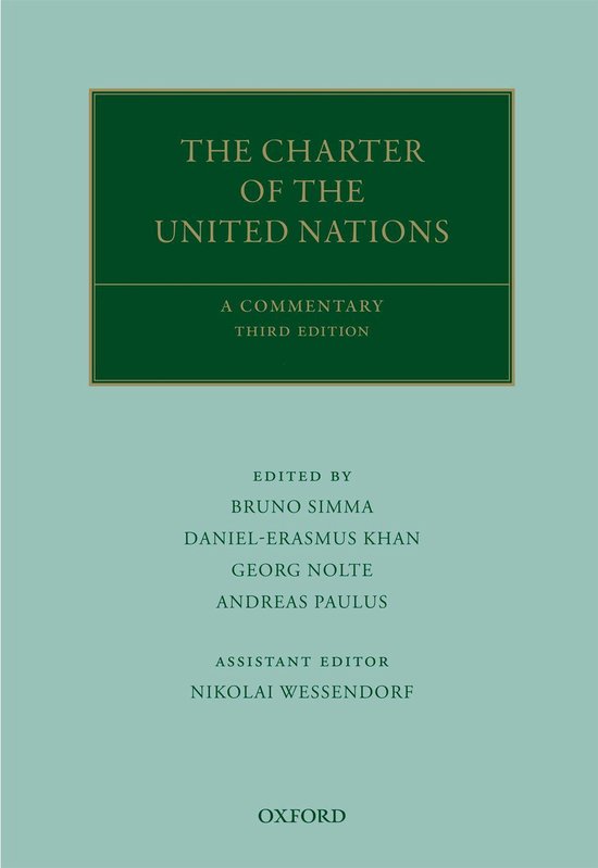 Oxford Commentaries on International Law - The Charter of th ... - cover