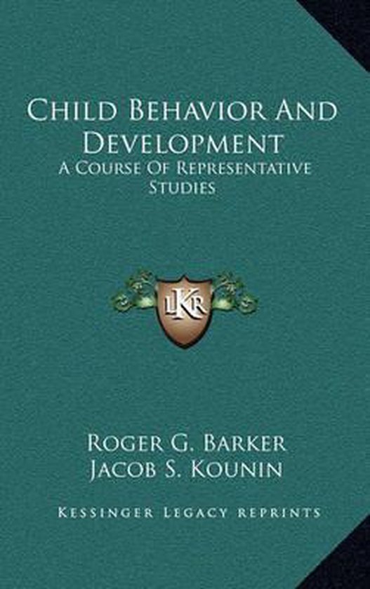 Child Behavior and Development 9781164515616 Boeken