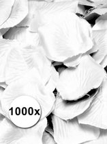 Luxe witte rozenblaadjes 1000 stuks