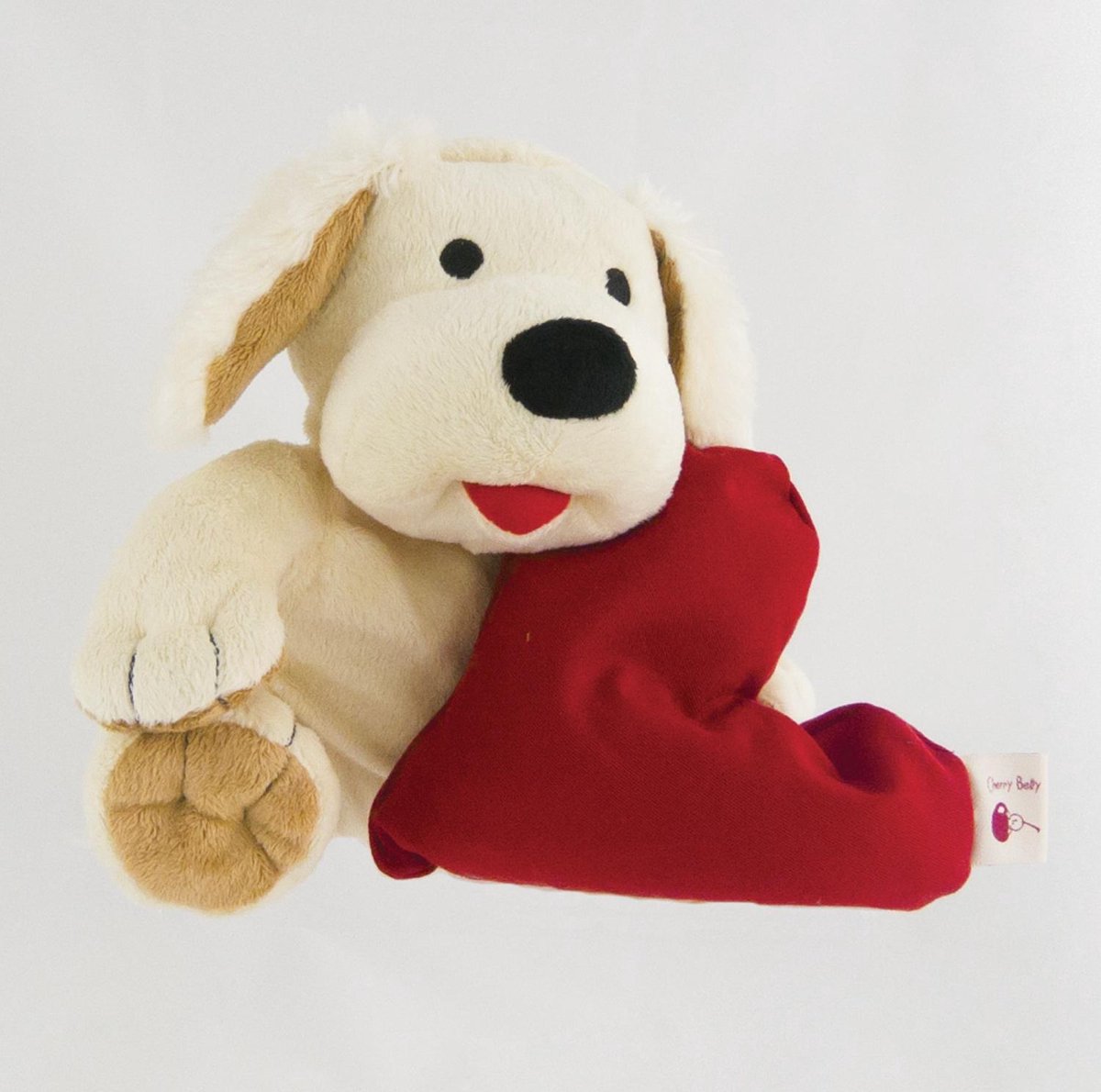 Knuffel Hond Met Warmtekussen Kersenpitjes Small Bruin Senger Naturwelt main image 1