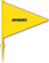 Sportec Markeringsvlaggen 10 Stuks Geel