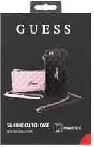 Guess Quilted iPhone 5 & 5S Clutch Case Pink