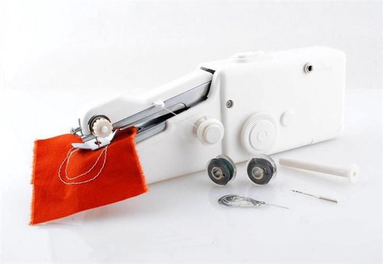 Mini-handnaaimachine, elektrisch, mini-naaimachine met 2 modi en naai