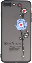 Love Forever Hoesjes Geschikt voor iPhone 7 / 8 Plus Blauw