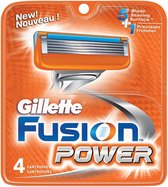 Gillette Fusion Power scheermesjes (4 st.)