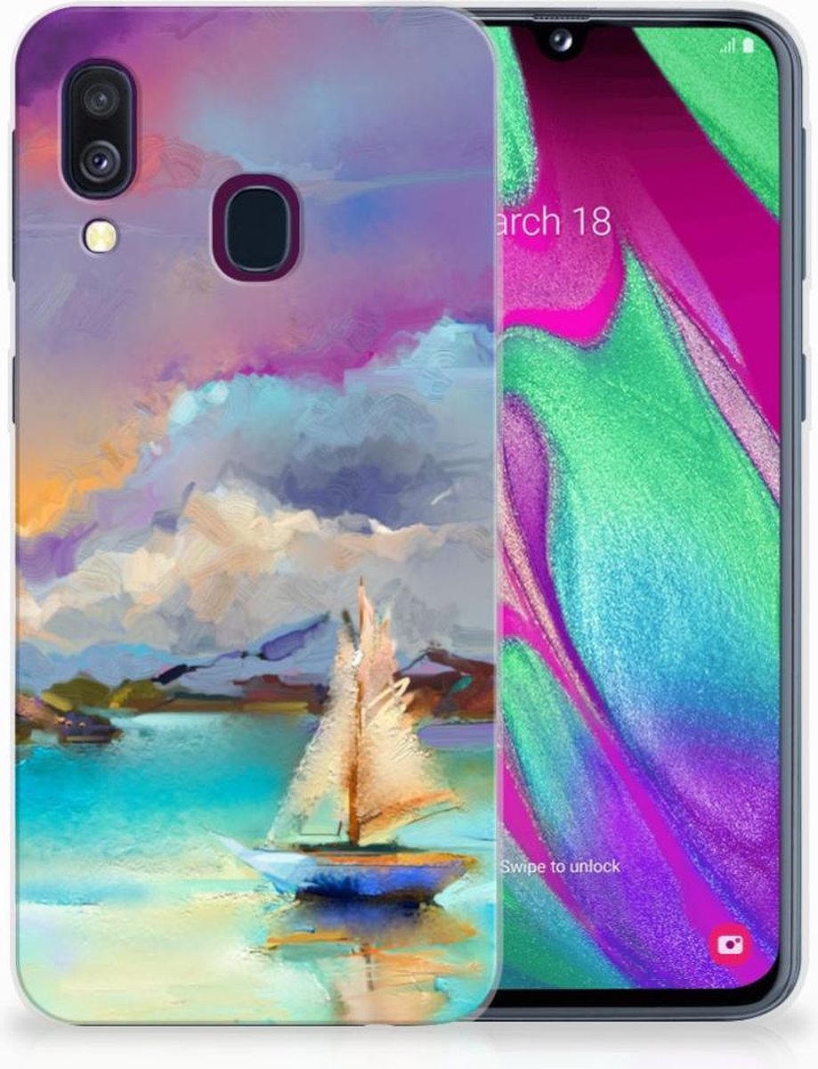 Hoesje maken Samsung Galaxy A40 Boat