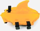 Honden zwemvest "Haai" - Zwemvest voor honden - Oranje - Maat M