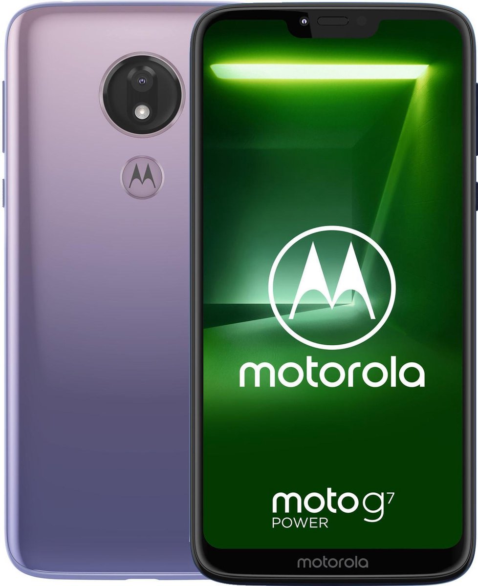 Motorola Moto G7 Power - 64GB - Dual Sim - Iced Violet (paars)