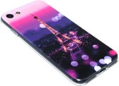 Parijs Eiffeltoren hoesje siliconen Geschikt voor iPhone 8 Plus/ 7 Plus
