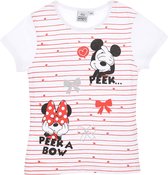 Disney Minnie Mouse t-shirt Love Roze Maat 128