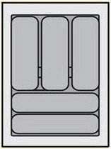 Bestekbak Organiser universeel inzetbaar, 301 - 350 mm breed, 441 - 520 mm diep.