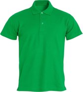 Clique Basic heren polo appelgroen xs